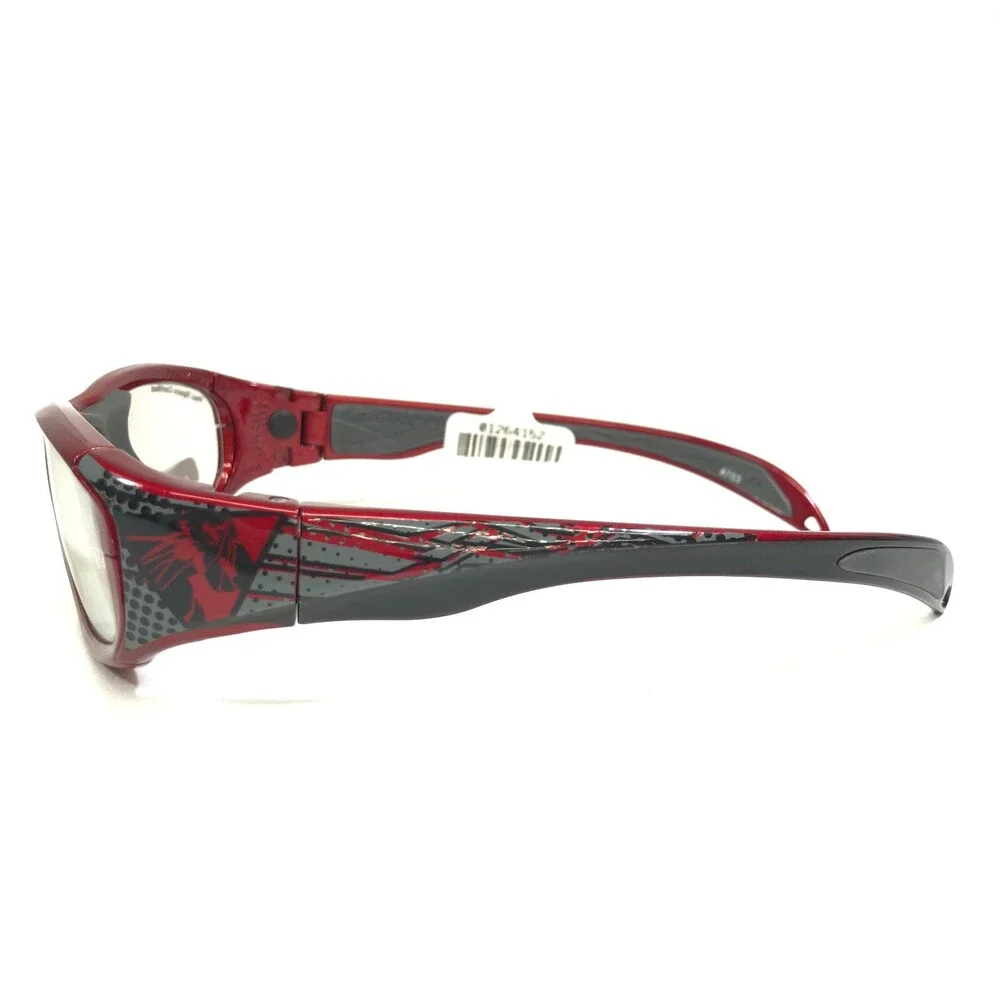 Rec Specs Athletic Goggles Frames STREET ART 703 Red Gray Graffiti 51-17-125